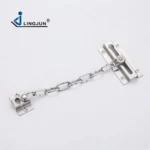 Brushed Silver Slide-Plate Security Chain
