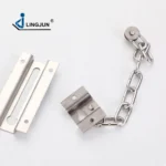 Brushed Silver Slide-Plate Security Chain