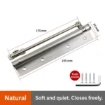 Simple door closer, Natural — DC-732252566647-01