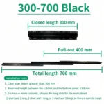 Black, 300-700 mm — SL-654477161476-01