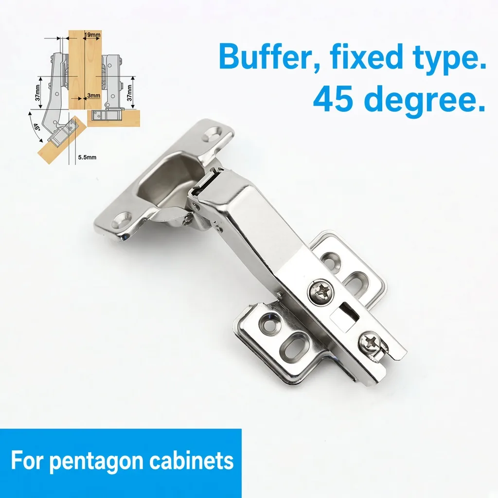 45 Degree Hinge