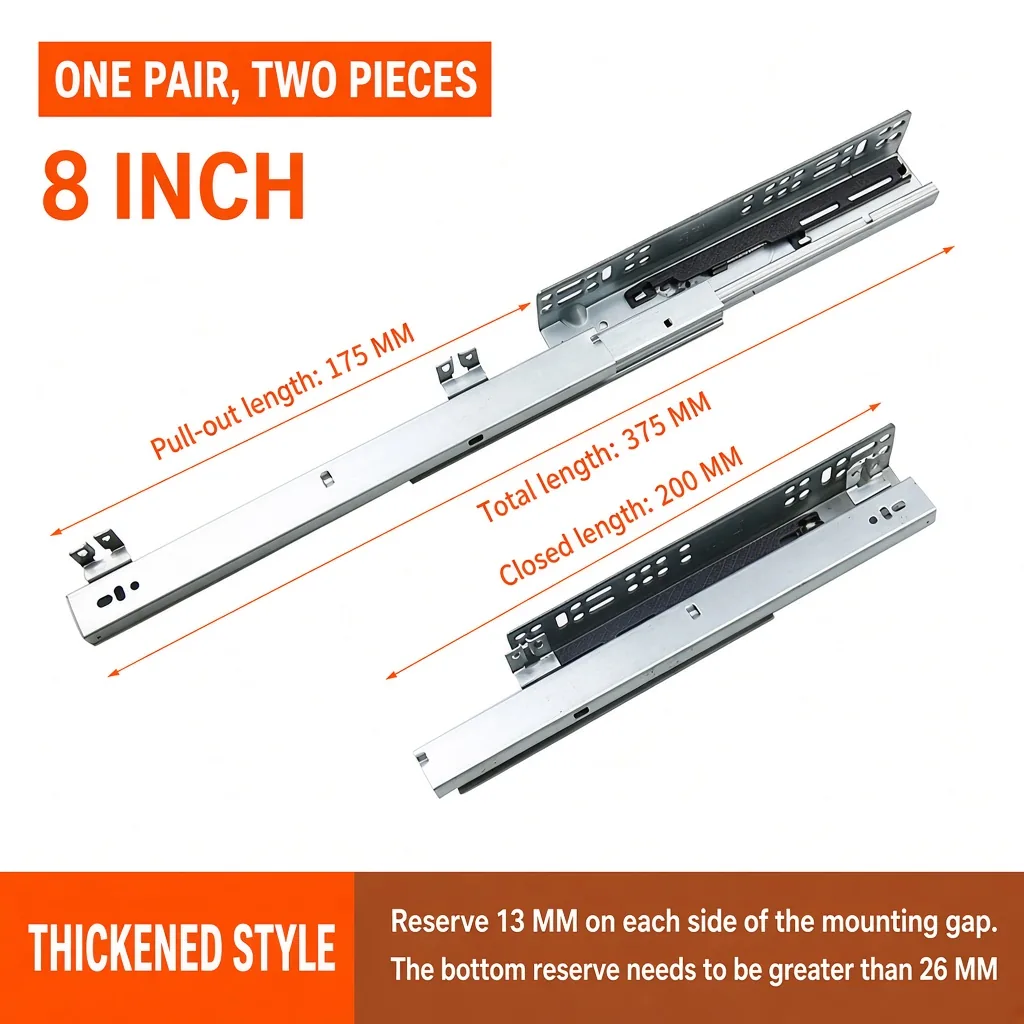 Thickened Drawer Slide
