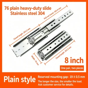 76 Plain Heavy-Duty Slide