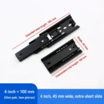 Extra-short, 4 inch, 45 mm — SL-681729914218-E45-04