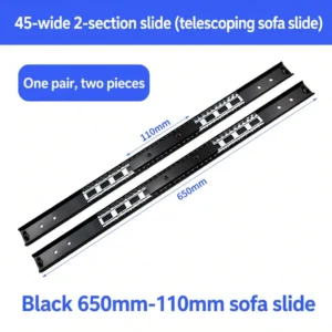 45-Wide 2-Section Telescoping Sofa Slides