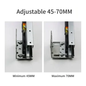 Adjustable basket slide