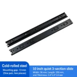 Quiet 3-section, 10 inch — SL-824836313059-Q10