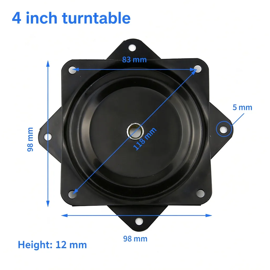 4 inch turntable — TT-746667546092-2