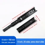 6 inch, 35 wide, extra-short slide — SL-564111925244-7