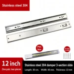 Damper 3-section slide, 12 inch — SL-654787691493-02