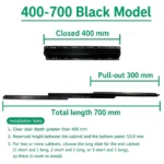 Black, 400-700 mm — SL-654477161476-02