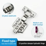 Fixed hinge, Medium arm, Extra-thick 3.0 mm — HN-855340420077-02