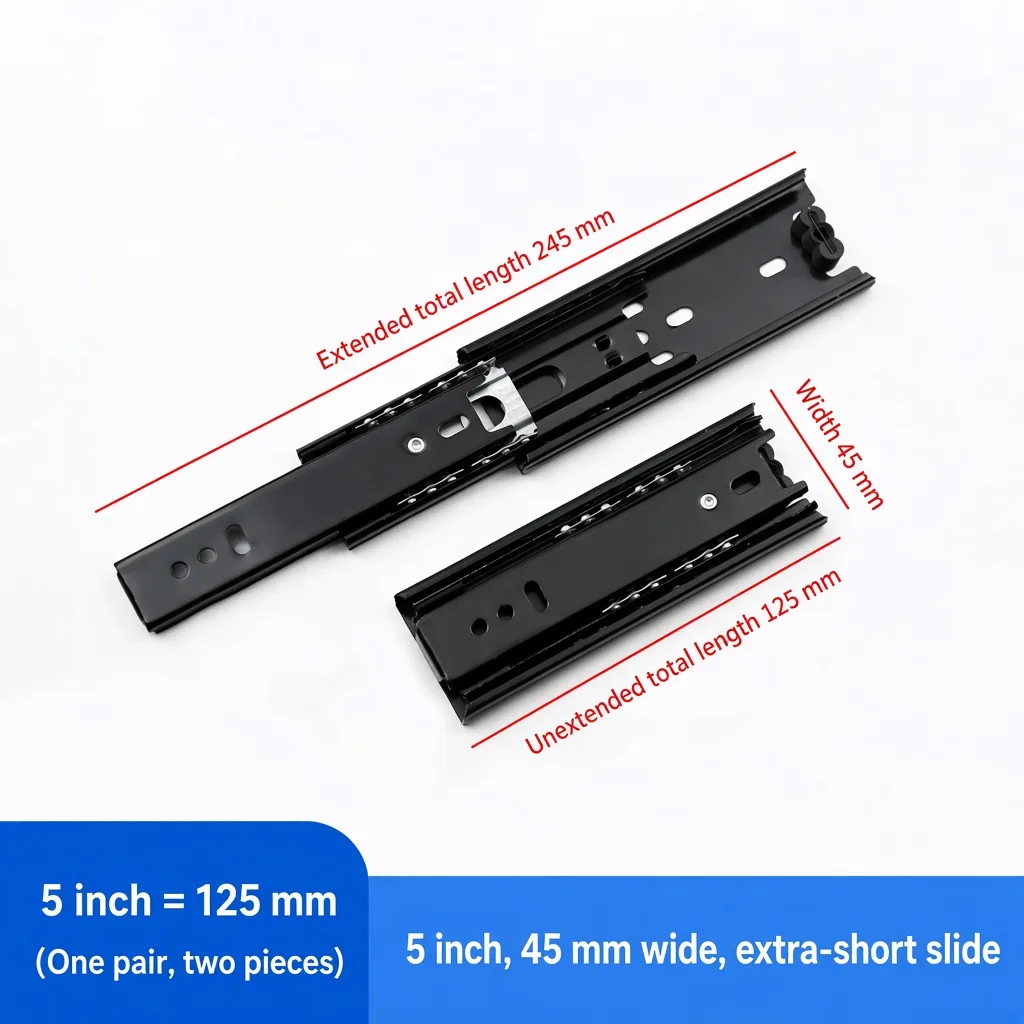 Extra-short, 5 inch, 45 mm — SL-681729914218-E45-05