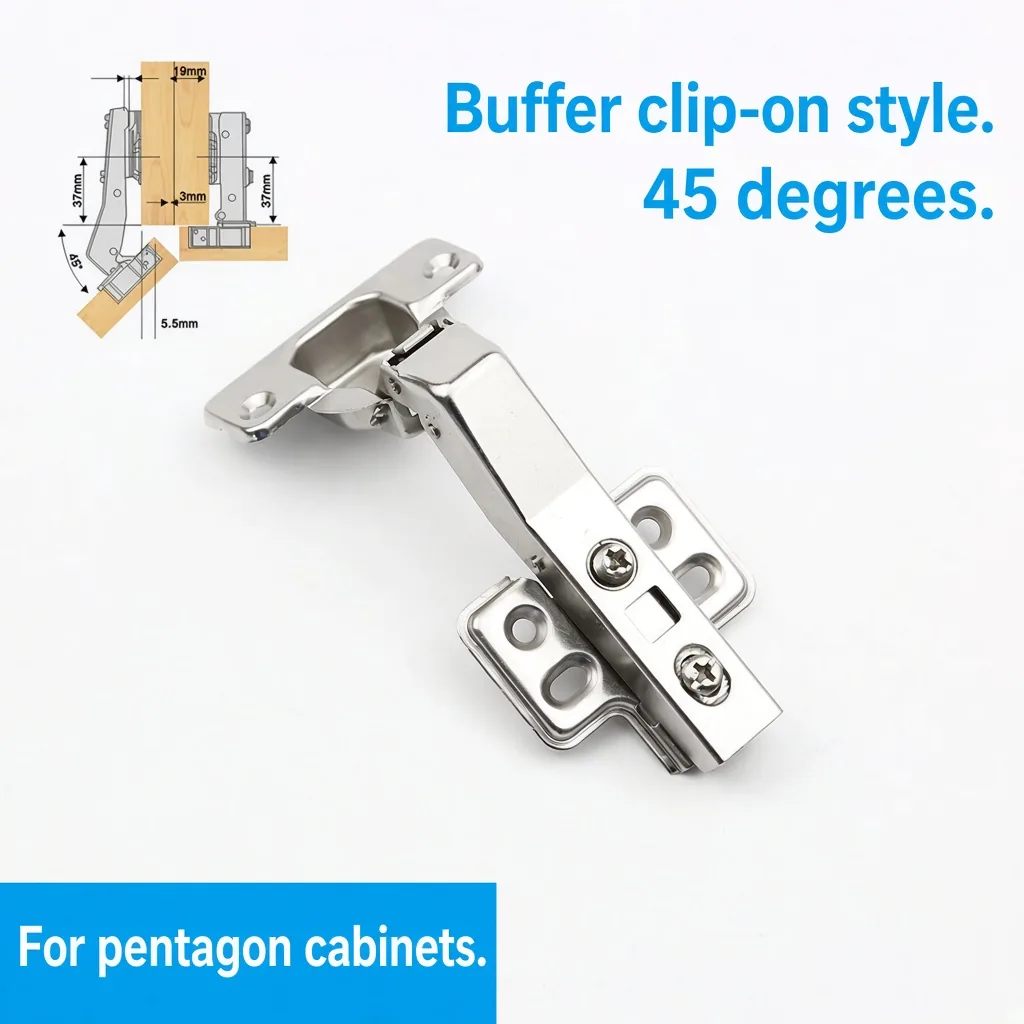 Buffer clip-on style, 45 degrees — HN-724206807397-03