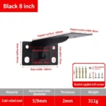 Black 8 inch. Support surface 180mm. Weight 311g. — BR-707380795324-02