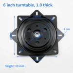 6 inch turntable, 1.0 thick — TT-746667546092-3