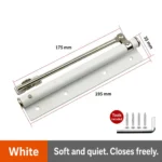 Simple door closer, White — DC-732252566647-03