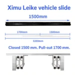 Vehicle slide, closed 1500 mm — SL-976553849802-03