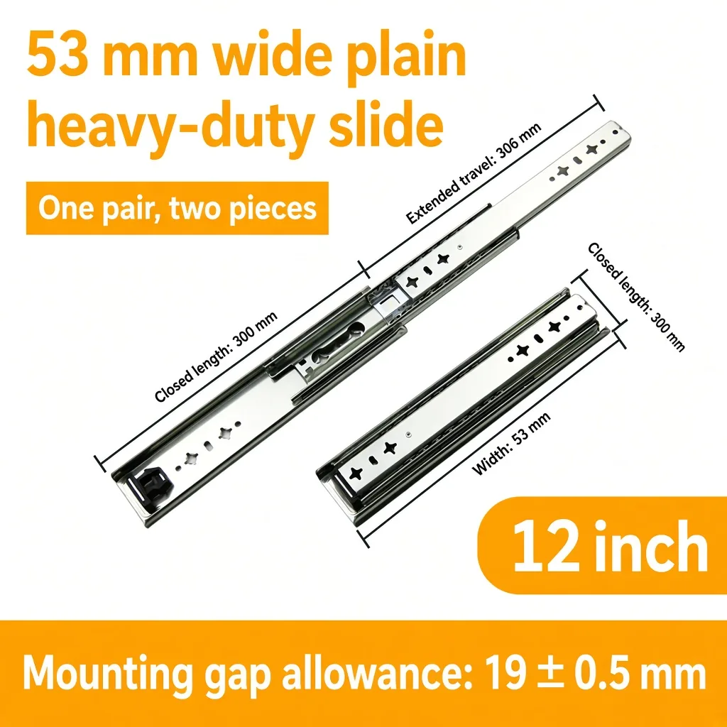 Plain, 12 inch, silver — SL-877604804928-P12