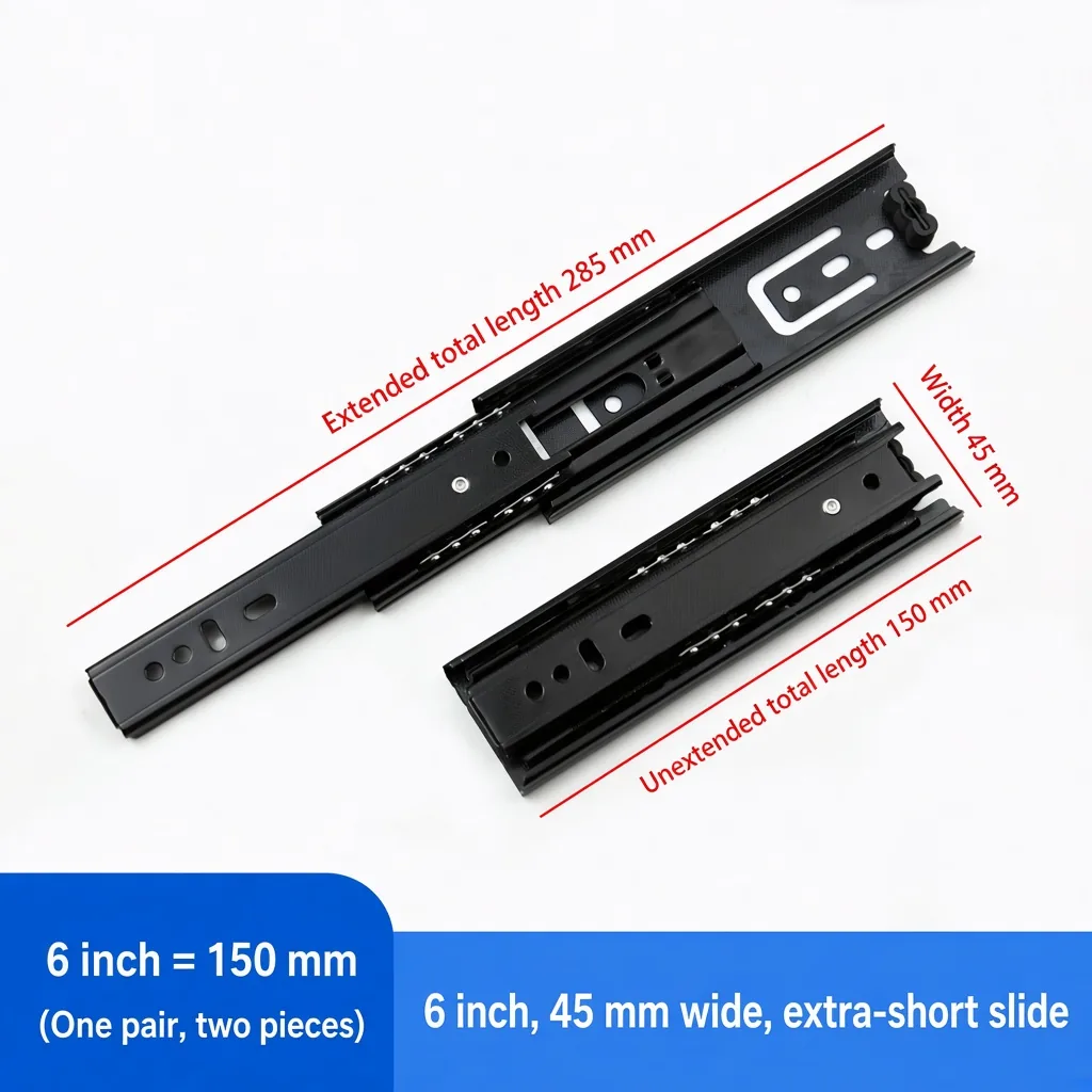 Extra-short, 6 inch, 45 mm — SL-681729914218-E45-06
