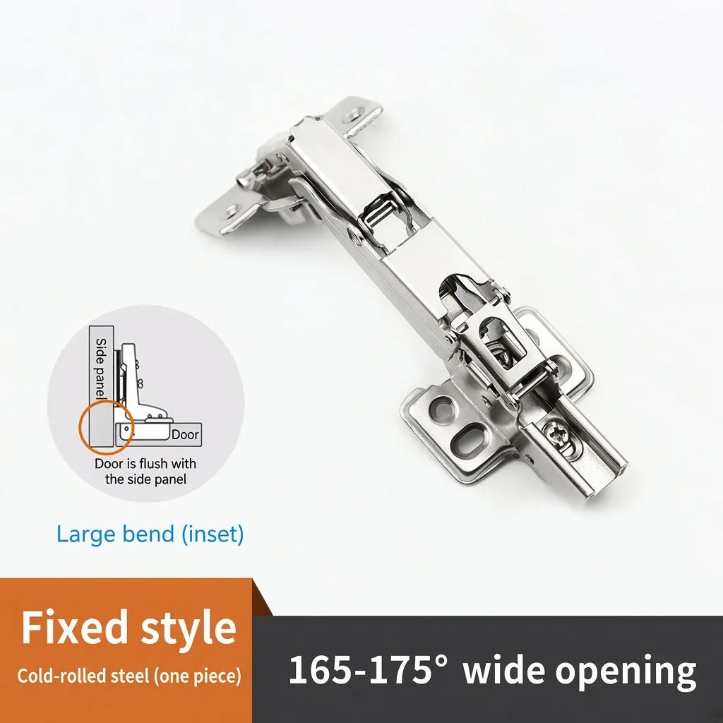Fixed style. Large bend (inset). 165-175° wide opening. — HG-655674270092-03