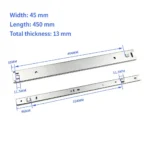 Slide, 450 mm — SL-721823355113-04