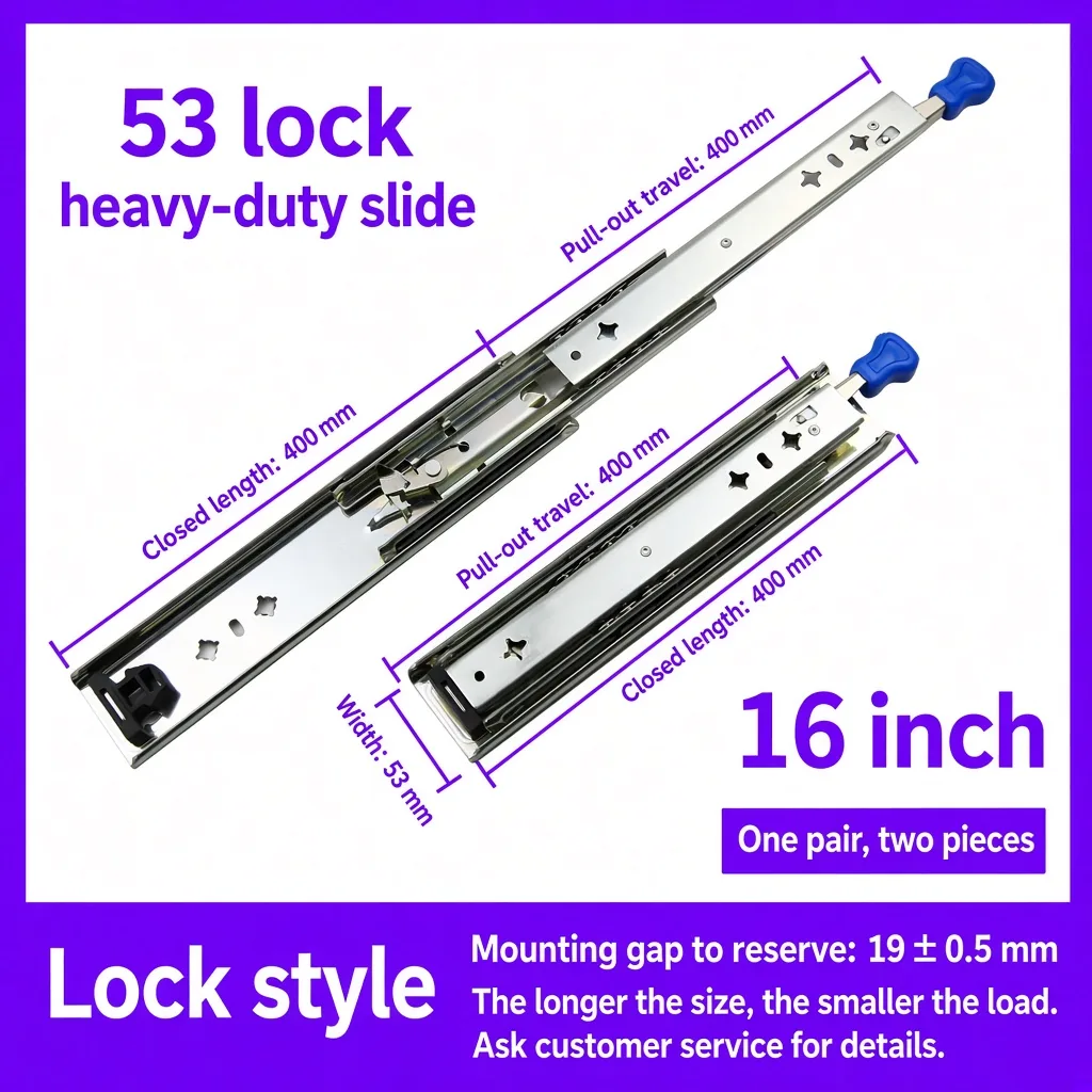 Lock slide, 16 inch — SL-911238579038-04