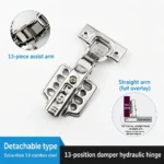 Detachable hinge, Straight arm, Extra-thick 3.0 mm — HN-855340420077-04