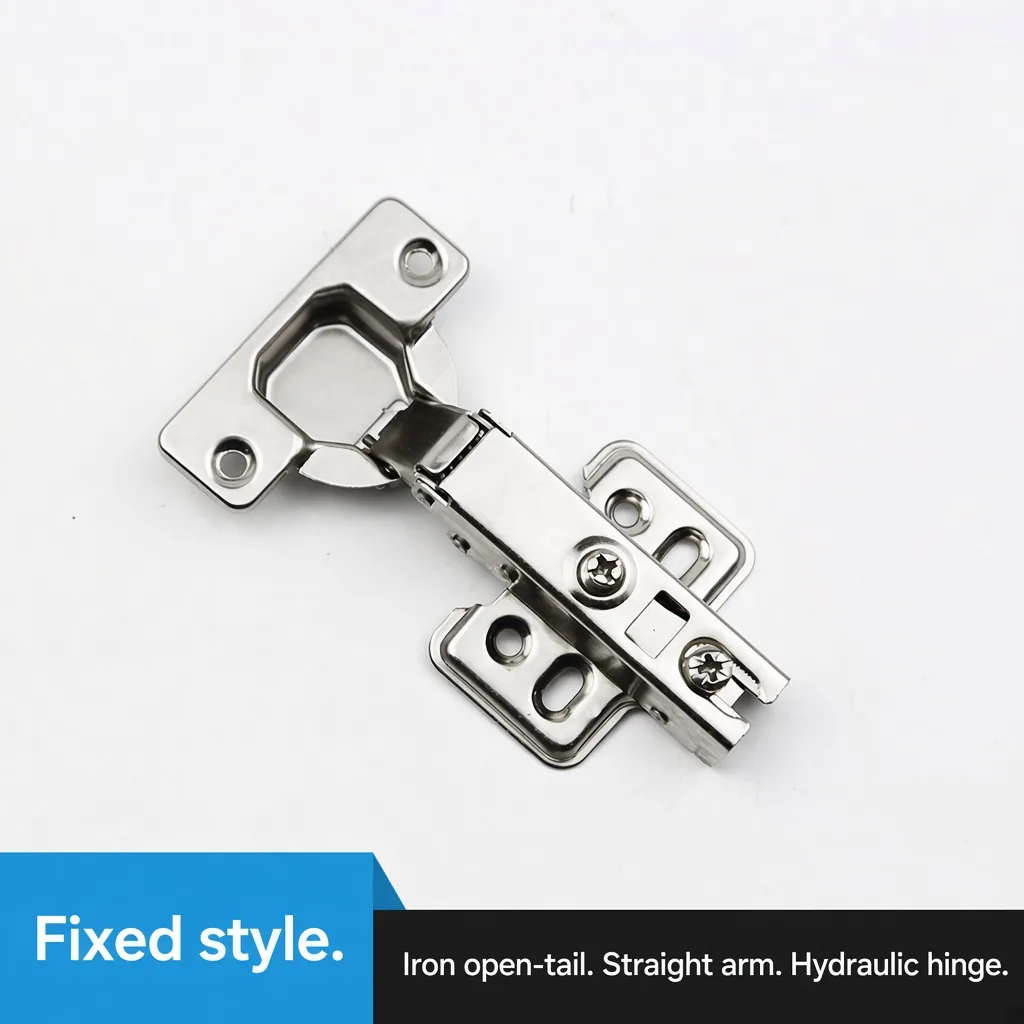 Fixed style. Iron open-tail. Straight arm. Hydraulic hinge. — HG-723641811293-04