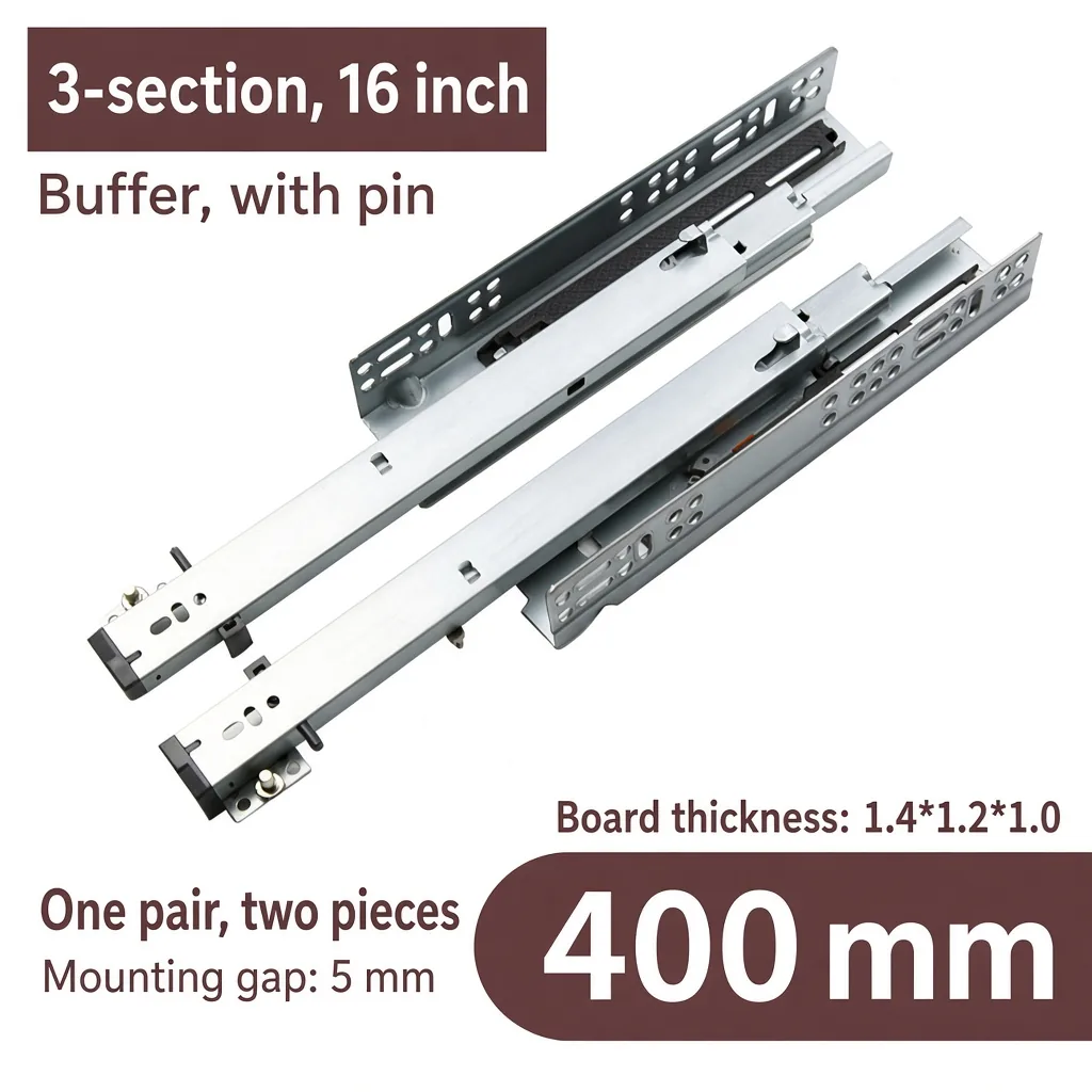 Buffer with pin, 16 inch — SL-734190514760-B16
