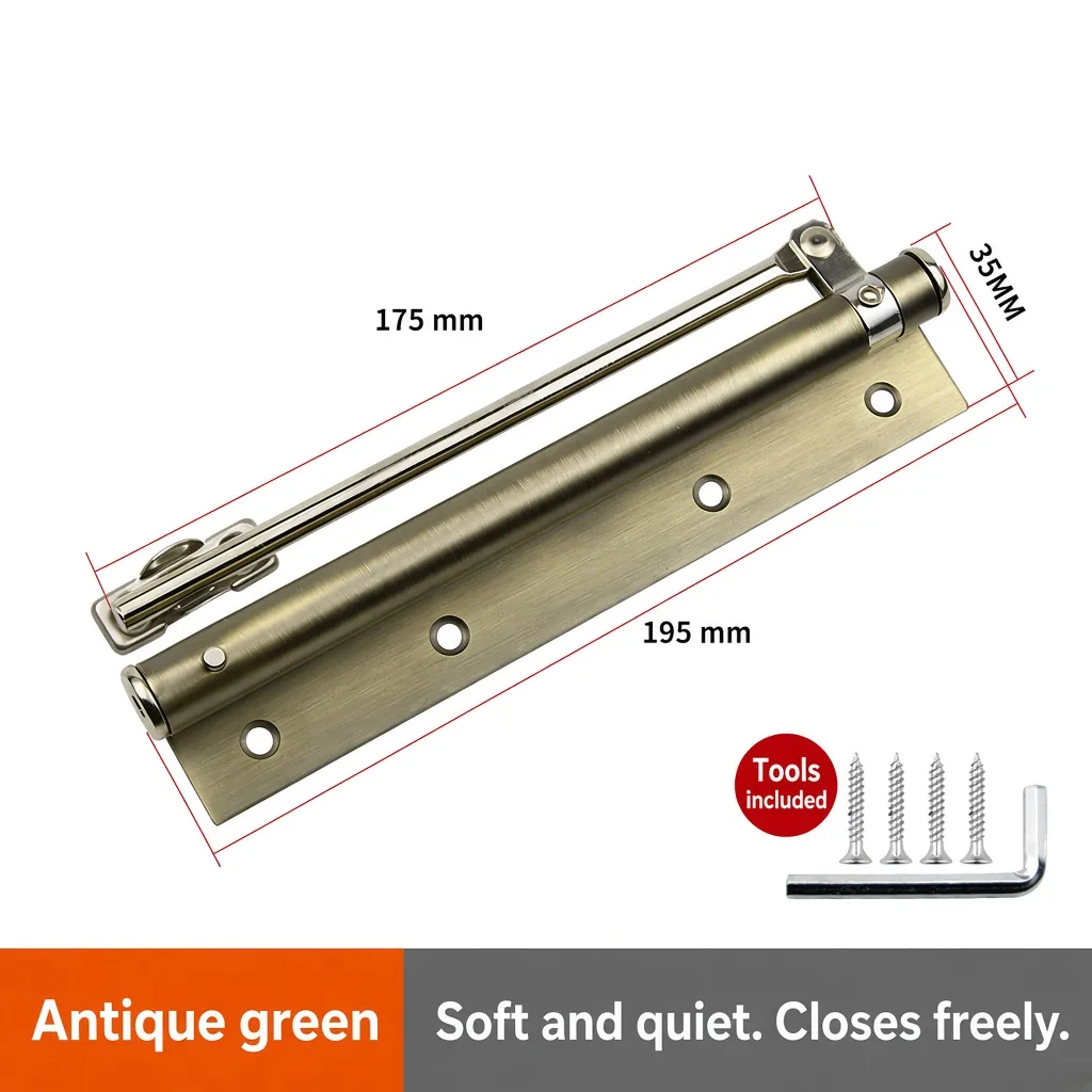 Simple door closer, Antique green — DC-732252566647-05