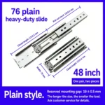 76 plain heavy-duty, 48 inch — SL-976553849802-05