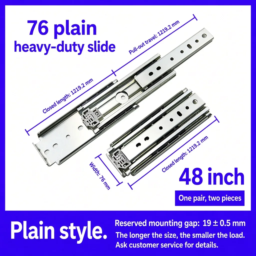 76 plain heavy-duty, 48 inch — SL-976553849802-05