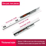 Thickened slide, closed 230 MM — SL-720950212392-05