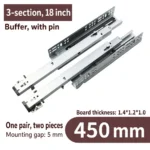 Buffer with pin, 18 inch — SL-734190514760-B18