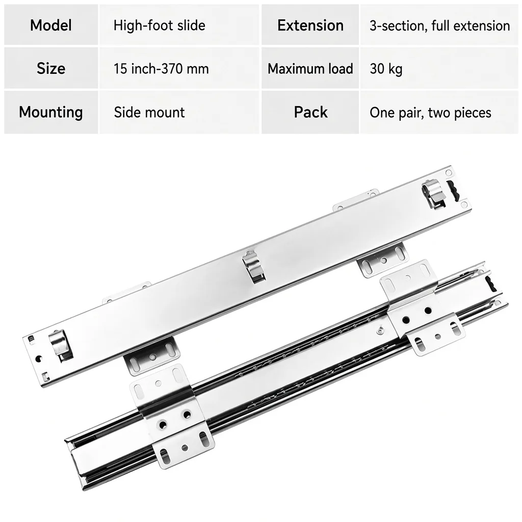 High-foot slide, 15 inch-370 mm — SL-669186156188-06