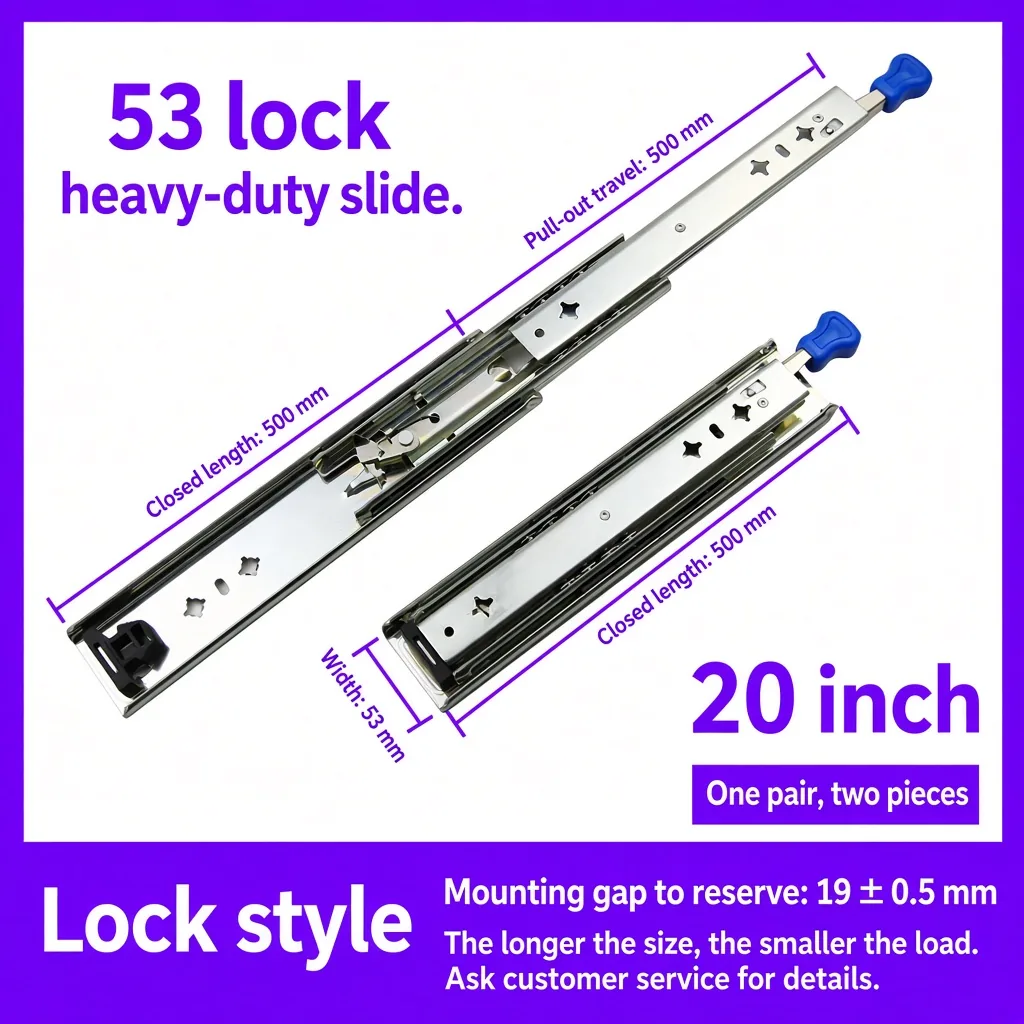 Lock slide, 20 inch — SL-911238579038-06