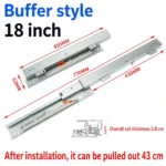 Buffer style, 18 inch, silver — SL-610083966871-06