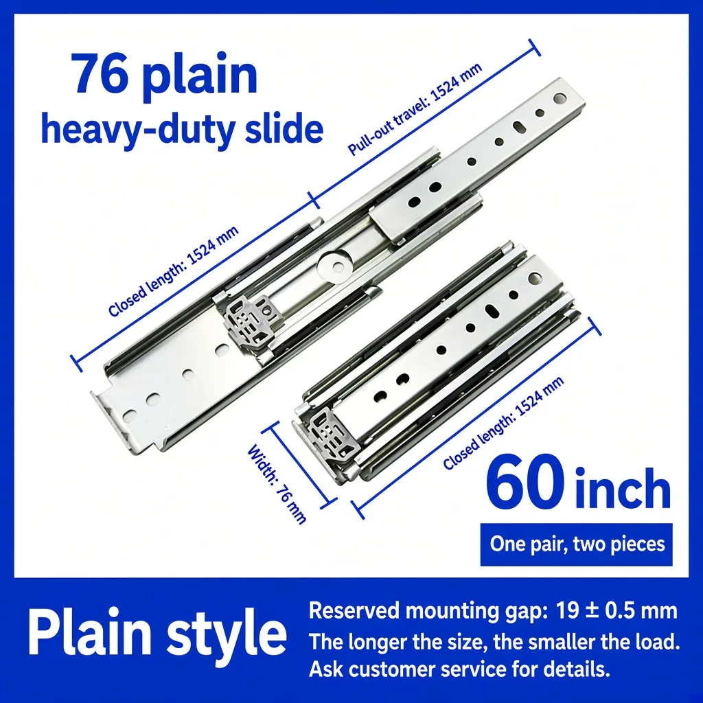 76 plain heavy-duty, 60 inch — SL-976553849802-06