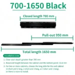 Black, 700-1650 mm — SL-654477161476-07