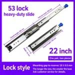 Lock slide, 22 inch — SL-911238579038-07