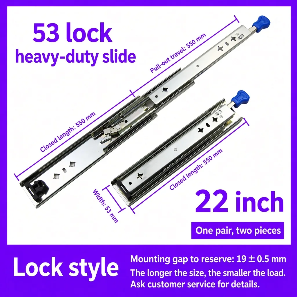Lock slide, 22 inch — SL-911238579038-07