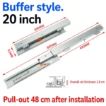 Buffer style, 20 inch, silver — SL-610083966871-07