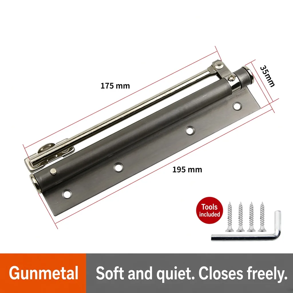 Simple door closer, Gunmetal — DC-732252566647-08