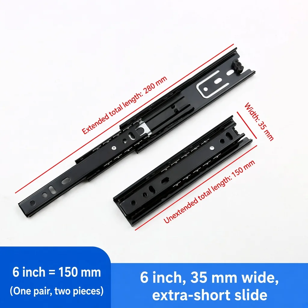 Extra-short, 6 inch, 35 mm — SL-681729914218-E35-06