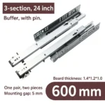 Buffer with pin, 24 inch — SL-734190514760-B24