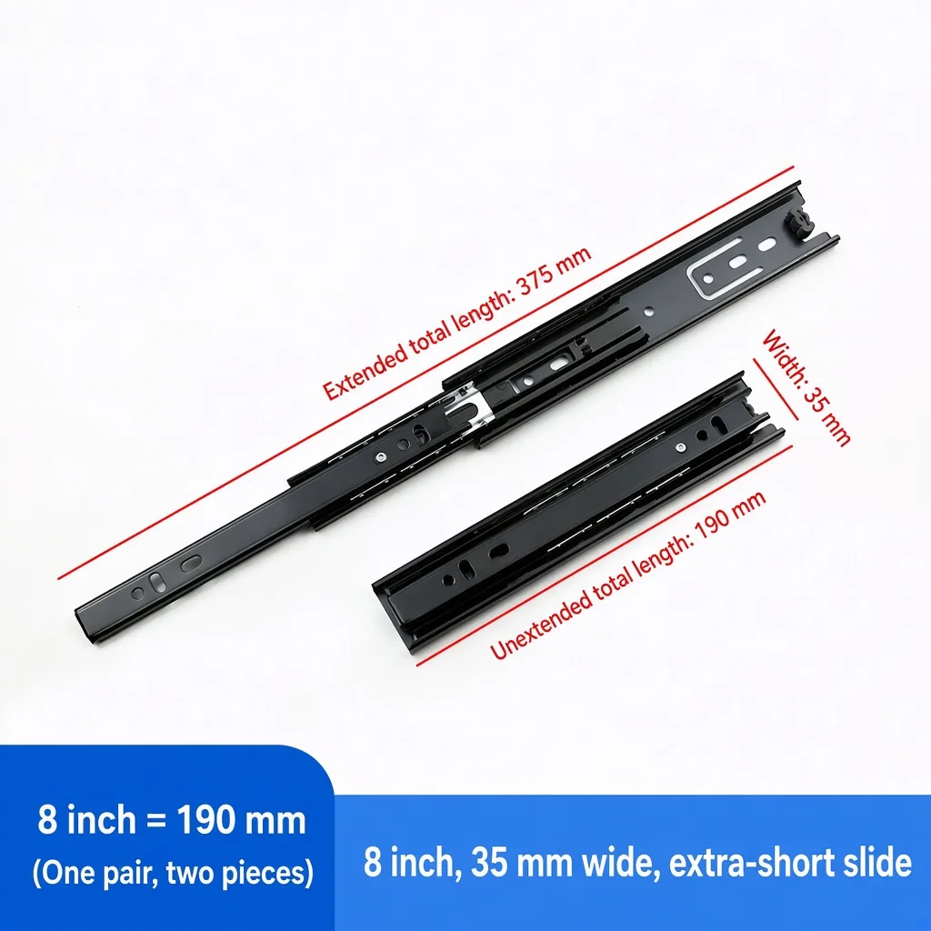 Extra-short, 8 inch, 35 mm — SL-681729914218-E35-08