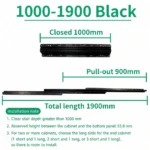 Black, 1000-1900 mm — SL-654477161476-11