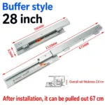 Buffer style, 28 inch, silver — SL-610083966871-11
