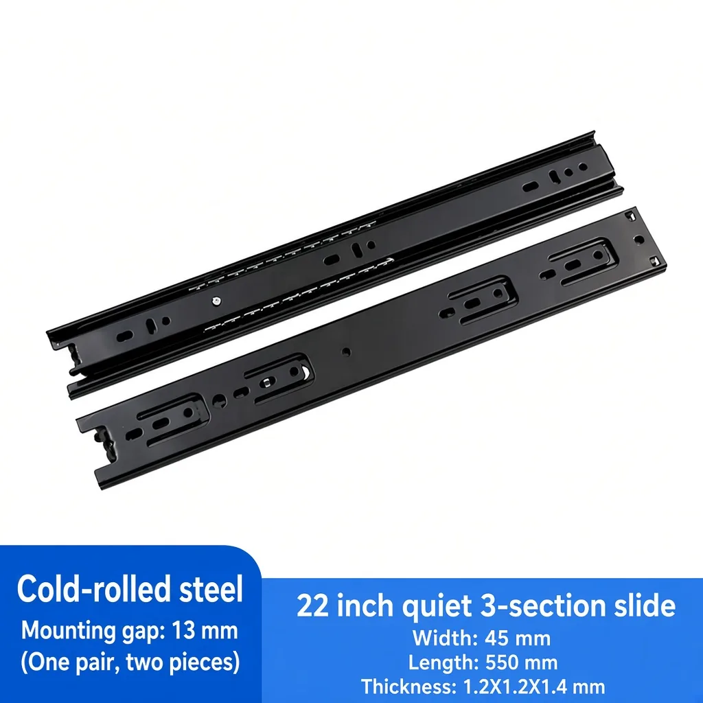 Quiet 3-section, 22 inch, black — SL-587618866545-Q22B